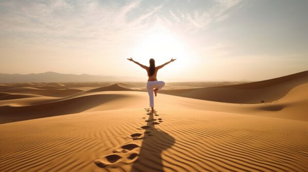 In the Sahara Desert